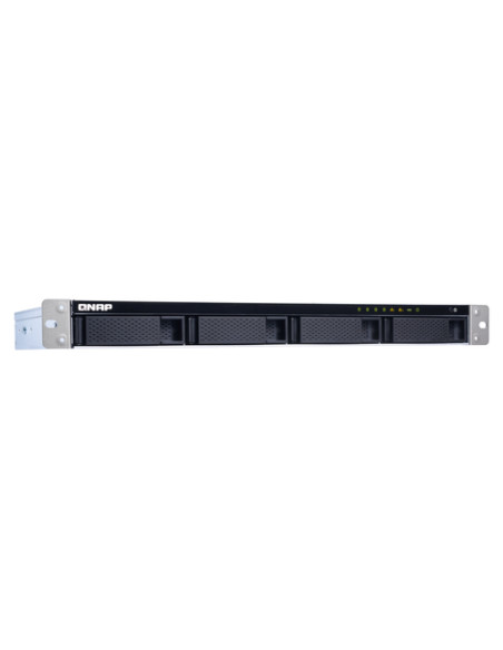 QNAP TS-431XeU NAS Rack (1U) Annapurna Labs Alpine AL-314 8 GB DDR3 0 TB QNAP QTS Nero, Acciaio inox