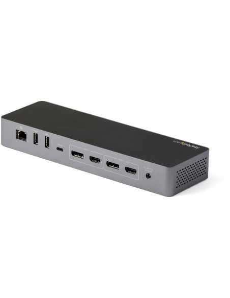 StarTech.com Dock Thunderbolt 3 compatibile con USB-C - Doppio monitor 4K 60Hz DisplayPort 1.4 o doppio display HDMI - Laptop Do