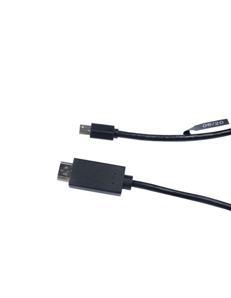 V7 Mini DisplayPort maschio a HDMI maschio, 2 metri 6,6 piedi, unidirezionale da DisplayPort nero, video Full 1080P