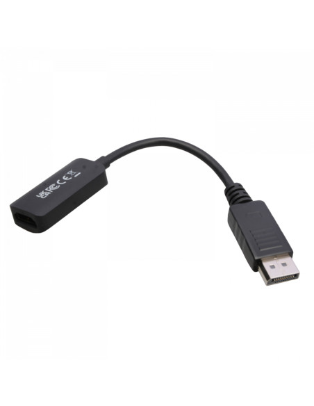 V7 V7DPHDMIACTV cavo e adattatore video DisplayPort HDMI Nero