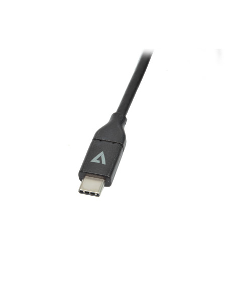 V7 V7UCVGA-2M cavo e adattatore video VGA (D-Sub) USB tipo-C Nero