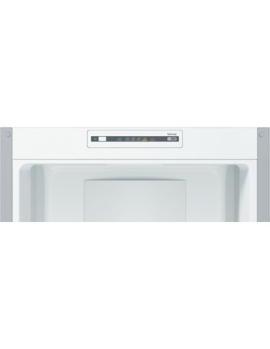 Bosch Serie 2 KGN36NLEA Frigorifero Combinato da libera installazione 186 x 60 cm Metal look Classe E