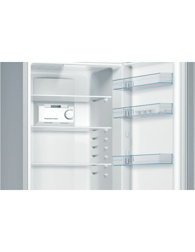 Bosch Serie 2 KGN36NLEA Frigorifero Combinato da libera installazione 186 x 60 cm Metal look Classe E
