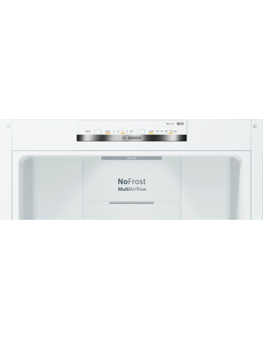 Bosch Serie 4 KGN39VWEQ Frigorifero combinato da libera installazione 203 x 60 cm Bianco Classe E