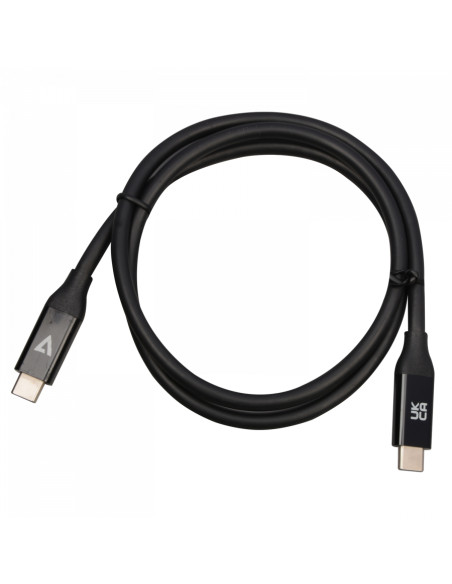 V7 V7USB4-80CM cavo USB 0,8 m USB C Nero