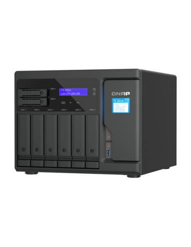 QNAP TS-855X SAN Tower Intel Atom® C5125 8 GB DDR4 0 TB QNAP QTS Nero