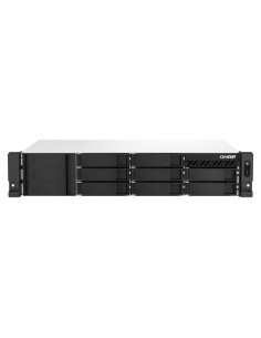 QNAP TS-864EU-RP-8G server NAS e di archiviazione Armadio (2U) Intel® Celeron® N5095 8 GB DDR4 0 TB QNAP Turbo System Nero