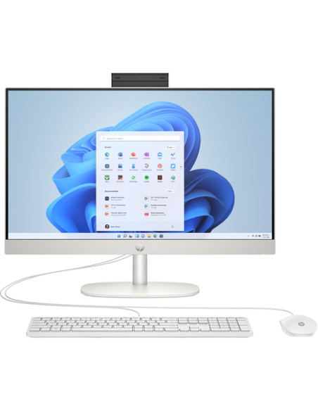 HP 24-cr0011nl AMD Ryzen™ 5 7520U 60,5 cm (23.8") 1920 x 1080 Pixel PC All-in-one 8 GB LPDDR5-SDRAM 512 GB SSD Windows 11 Home