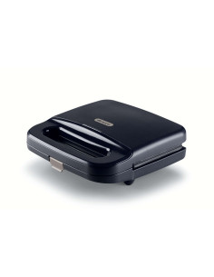 Ariete 1971 Tostiera Breakfast, Piastra elettrica per toast, sandwich e panini, 750W, Piastre fisse grill, Rivestimento antiader