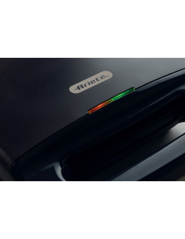 Ariete 1971 Tostiera Breakfast, Piastra elettrica per toast, sandwich e panini, 750W, Piastre fisse grill, Rivestimento antiader