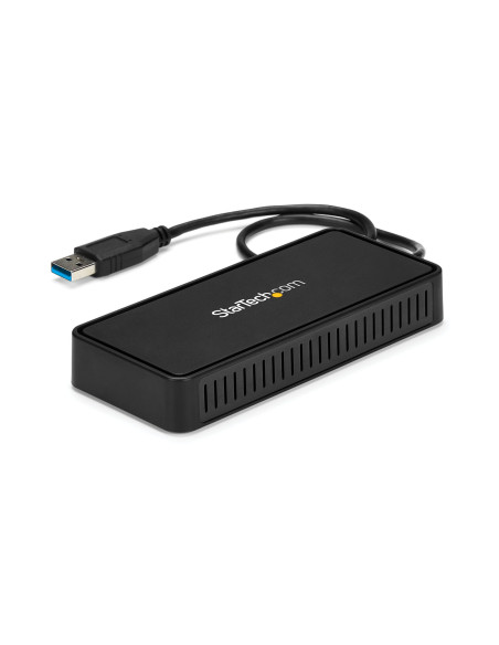 StarTech.com USB 3.0 Mini Dock - Dual Monitor USB-A Docking Station con DisplayPort 4K 60Hz e Gigabit Ethernet - Cavo di 30 cm -