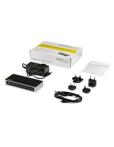 StarTech.com Hub USB-C a 7 porte - 5x USB-A + 2 USB-C - USB 3.0 - Hub Alimentato