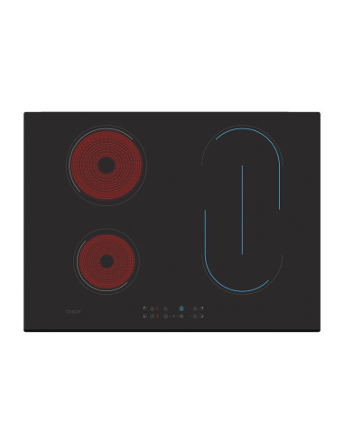 Candy Timeless CH74BVT Nero Da incasso 70 cm Ceramica 4 Fornello(i)