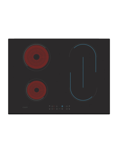 Candy Timeless CH74BVT Nero Da incasso 70 cm Ceramica 4 Fornello(i)