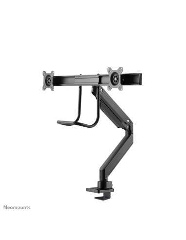 Neomounts NM-D775DXBLACK Braccio per monitor 10-32" - molla a gas - Topfix - 180°-stop