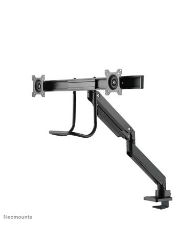 Neomounts NM-D775DXBLACK Braccio per monitor 10-32" - molla a gas - Topfix - 180°-stop