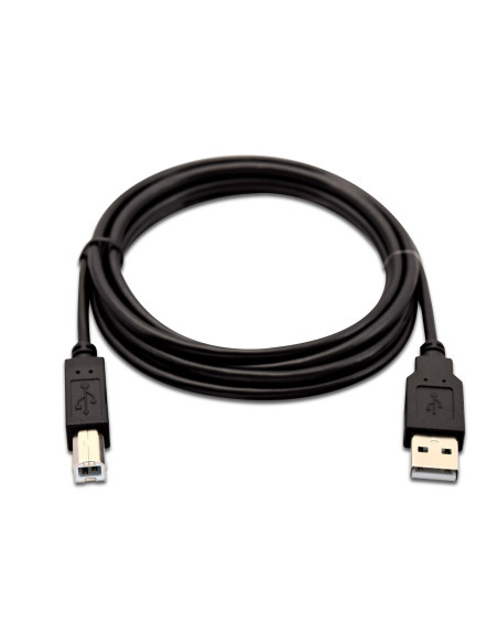 V7 Cavo USB nero da USB 2.0 A maschio a USB 2.0 B maschio 2m 6.6ft