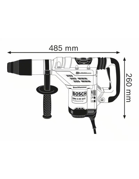 Bosch GBH 5-40 DCE Professional 1150 W 340 Giri/min SDS-max