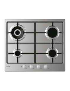 Candy Idea CHW6BR4WX Acciaio inox Da incasso 60 cm Gas 4 Fornello(i)