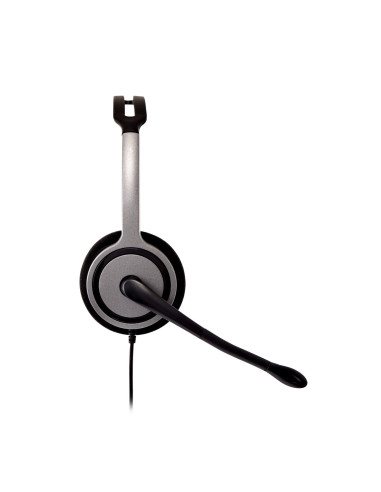 V7 HA212-2EP cuffia e auricolare Cablato A Padiglione Musica e Chiamate Nero, Argento