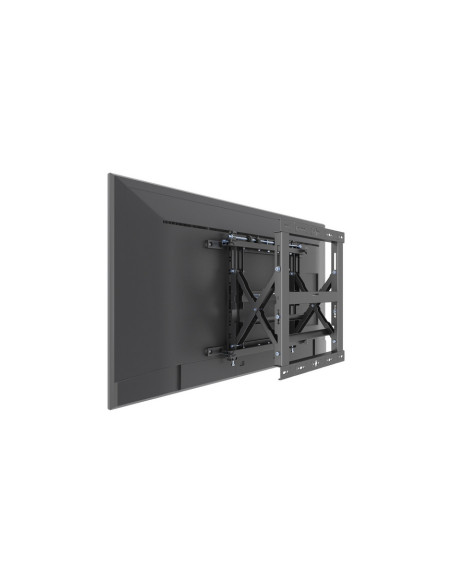 Equip 650325 Staffa per montaggio a parete TV push-in pop-out da 43” a 70”