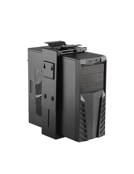 Techly ICA-CS 66 supporto per CPU Porta CPU sotto scrivania Nero