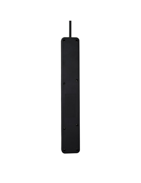 V7 Stabilizzatore di tensione a 5 prese Schuko casa/ufficio, cavo di 1,8 m, 1050 joule, nero