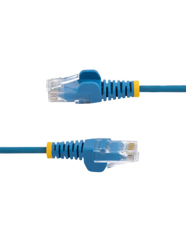 StarTech.com Cavo di Rete Ethernet Snagless CAT6 da 50cm - Cavo Patch antigroviglio slim RJ45 - Blu