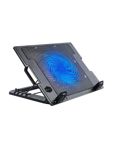 Techly Supporto per notebook fino a 17.3" con sistema di raffreddamento