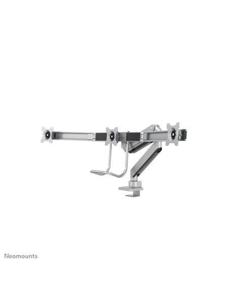Neomounts NM-D775DX3SILVER Braccio per monitor 17-27" - molla a gas - Topfix - 180°-stop