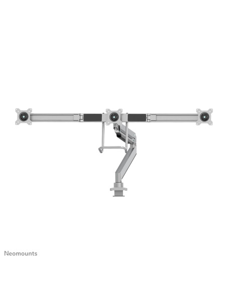 Neomounts NM-D775DX3SILVER Braccio per monitor 17-27" - molla a gas - Topfix - 180°-stop