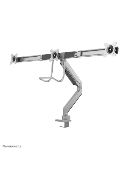 Neomounts NM-D775DX3SILVER Braccio per monitor 17-27" - molla a gas - Topfix - 180°-stop
