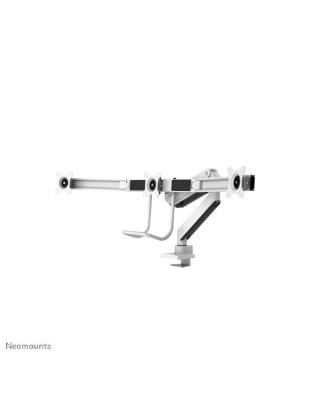 Neomounts NM-D775DX3WHITE Braccio per monitor 17-27" - molla a gas - Topfix - 180°-stop