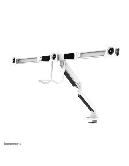Neomounts NM-D775DX3WHITE Braccio per monitor 17-27" - molla a gas - Topfix - 180°-stop