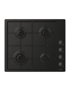 Candy Idea Piano Cottura CHW6LBB a Gas 4 Fuochi Gas Colore Nero
