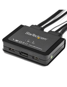 StarTech.com Switch DisplayPort KVM 4K a 60 Hz e 2 porte con cavi integrati 2