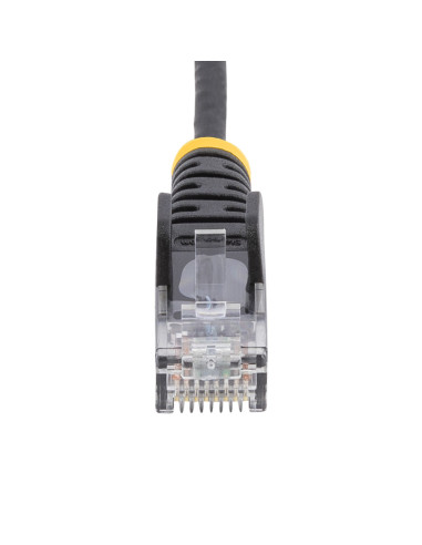StarTech.com Cavo di Rete Ethernet Snagless CAT6 da 2m - Cavo Patch antigroviglio slim RJ45 - Nero