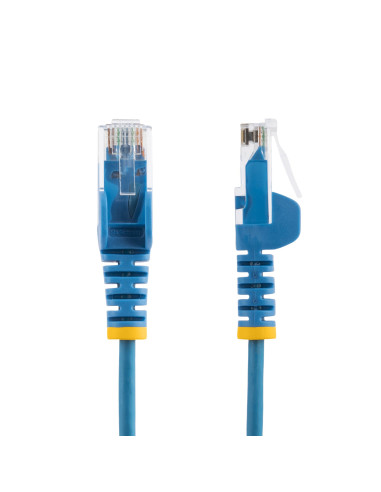 StarTech.com Cavo di Rete Ethernet Snagless CAT6 da 2m - Cavo Patch antigroviglio slim RJ45 - Blu