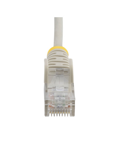 StarTech.com Cavo di Rete Ethernet Snagless CAT6 da 2,5m - Cavo Patch antigroviglio slim RJ45 - Grigio
