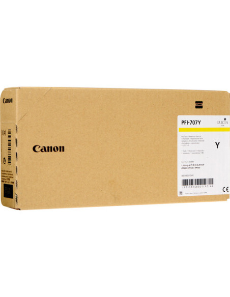 Canon PFI-707Y cartuccia d'inchiostro Originale Giallo