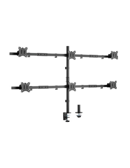 Equip Staffa di montaggio da scrivania per 6 monitor articolati da 17"-32”