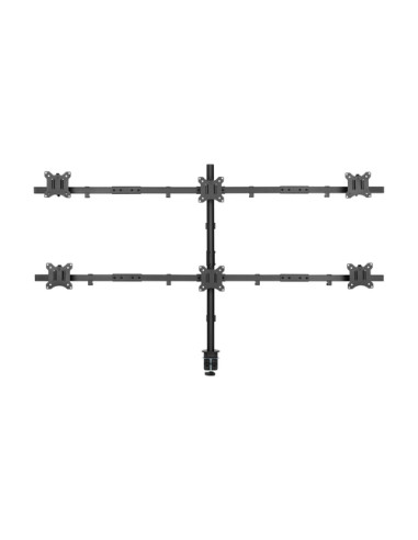 Equip Staffa di montaggio da scrivania per 6 monitor articolati da 17"-32”