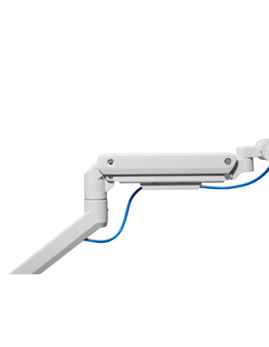 Equip Staffa di montaggio per monitor da scrivania per impieghi gravosi da 17“ a 49”, bianco