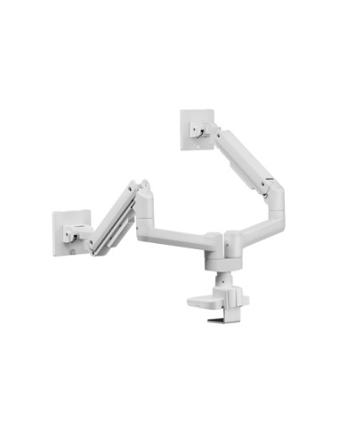 Equip Staffa di montaggio per doppio monitor da 17“-35” per uso intensivo, bianco