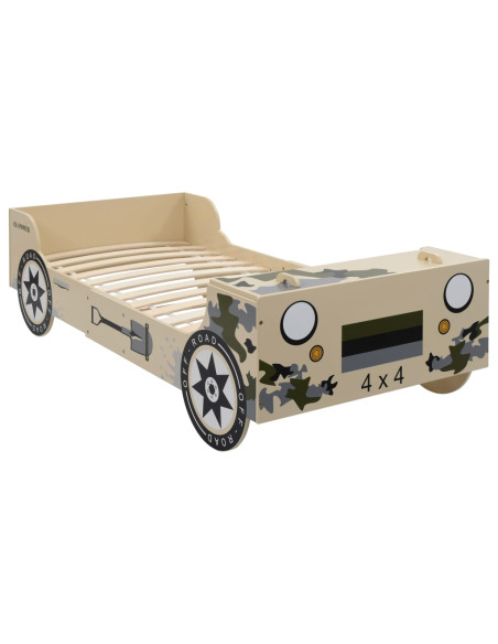 Letto Bimbo Fuori Strada 90x200cm Camouflage
