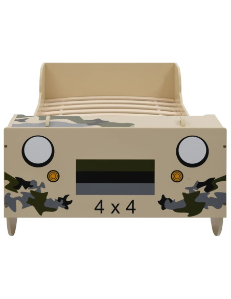 Letto Bimbo Fuori Strada 90x200cm Camouflage