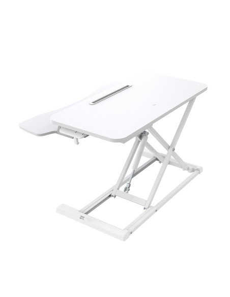 V7 Workstation desktop Essential in piedi/seduti DT2SSW - Bianco