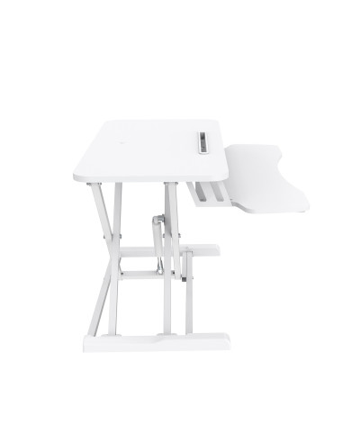 V7 Workstation desktop Essential in piedi/seduti DT2SSW - Bianco