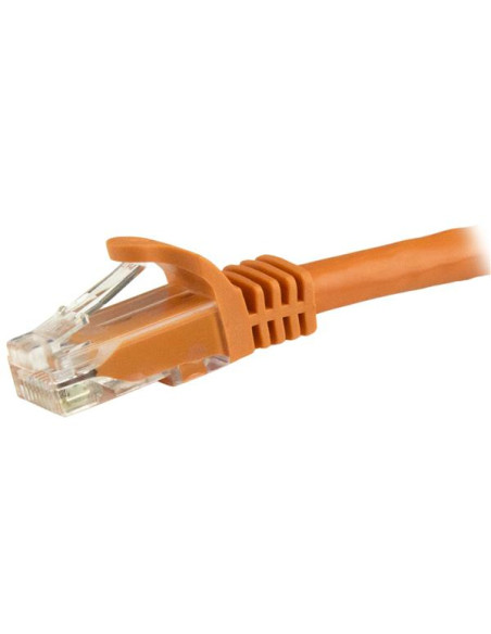 StarTech.com Cavo patch CAT6 1,5 m - Filo di rame al 100% - Connettore antistrappo - Arancione
