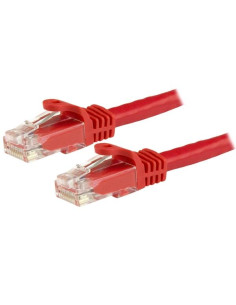 StarTech.com Cavo patch CAT6 da 7,5 m - Filo di rame al 100% - Connettore antistrappo - Rosso